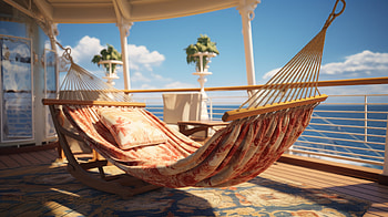 Hammock Paradise - AI Art, AI Art, man made, hammock HD wallpaper