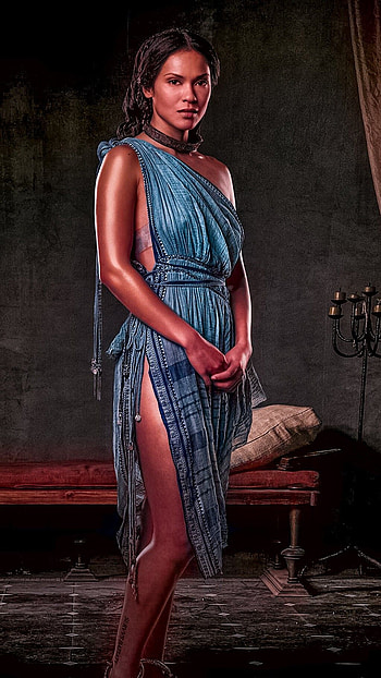Lesley Ann Brandt, hollywood actress, spartacus HD phone wallpaper