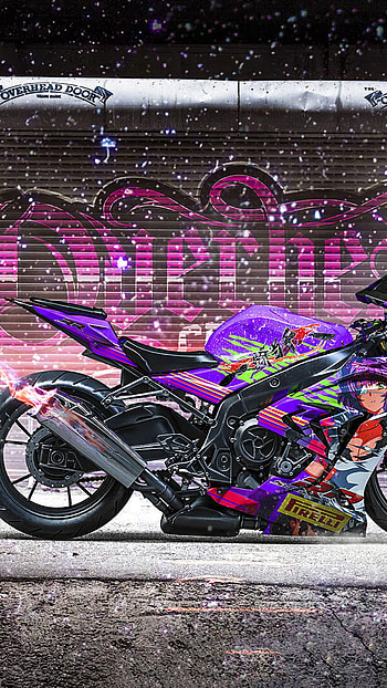 Bike, 3d art sports bike HD phone wallpaper