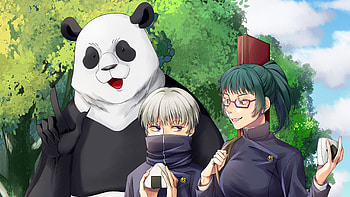 Panda Toge Inumaki Maki Zenin Jujutsu Kaisen HD wallpaper