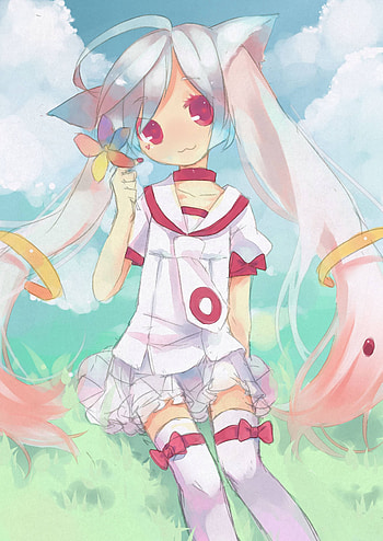 Kyubey, Loli Kyubey, Anime and manga HD phone wallpaper
