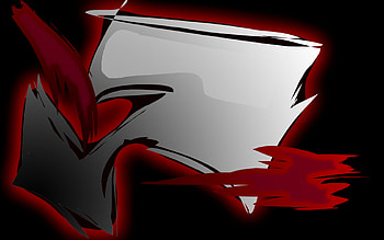 Red, cool, gray HD wallpaper