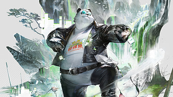 Da Pan — Arknights: Endfield Panda Guardian, Video Game, Arknights: Endfield, Panda HD wallpaper