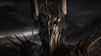 Dark Lord Sauron, LOTR fan art, Polycount HD wallpaper