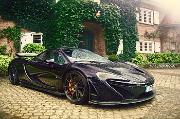 Rain, Mclaren, Cars, Side View, Paving Stones, Sett, P1 HD wallpaper