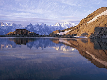 Landscape, Nature, Mountains, Snow, Lakes HD wallpaper