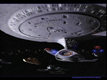 Enterprise-D_Lying in Wait, tng, star trek, enterprise d, the next generation HD wallpaper