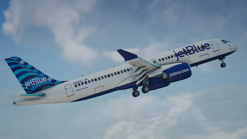 JetBlue Airways, Mods, Airbus A220 300, Livery pack HD wallpaper