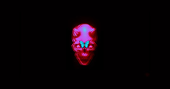 Skull Butterfly 10k, skull, butterfly, dark, black, minimalism, minimalist, artist, artwork, digital-art, oled HD wallpaper