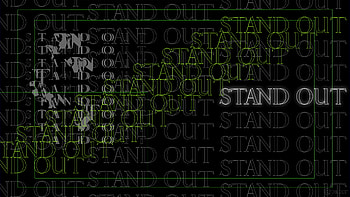 Stand Out text, Abstract, text HD wallpaper