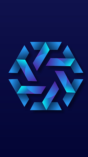 T Letter, Blue Theme, Logo HD phone wallpaper