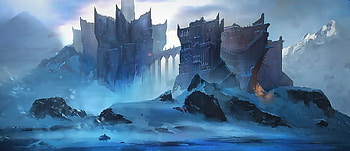 Fantasy, Castle, Ice, Castles HD wallpaper