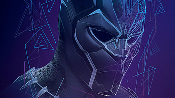 Black Panther Fractal Art , black-panther, superheroes, artist, artwork, digital-art HD wallpaper