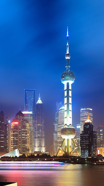 Shanghai night , Travel HD phone wallpaper