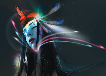 ~Sweet Dreaming~, colorful, colors, beautiful girls, digital art, sweet dreaming, weird things people wear, backgrounds, creative pre-made, love four seasons, fantasy arts, fantasy, manipulation, softness beauty, girls, women, model female, fantasy girls HD wallpaper