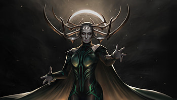 Hela, the villain, artwork, Thor: Ragnarok HD wallpaper