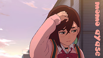 Momo, Anime, Momo Ayase, Dandadan, aesthetic anime, Sad face HD wallpaper