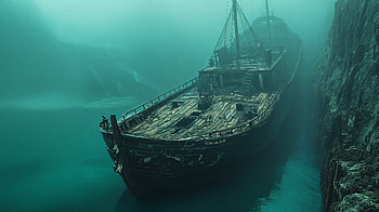 Mystical Shipwreck: A Ultra Adventure, shipwreck, underwater, ocean HD wallpaper