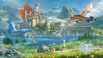 Twisted Reflection — Dragon Rider (Monster Hunter Stories 3, ), Game Art, Dragon Rider HD wallpaper