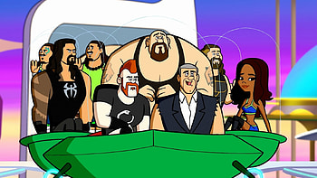 The Jetsons And Robo Wrestlemania, wrestlemania, jetsons, wwe, robo HD wallpaper