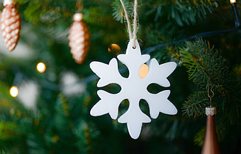Holidays, Decoration, Christmas Tree Toy, Snowflake HD wallpaper
