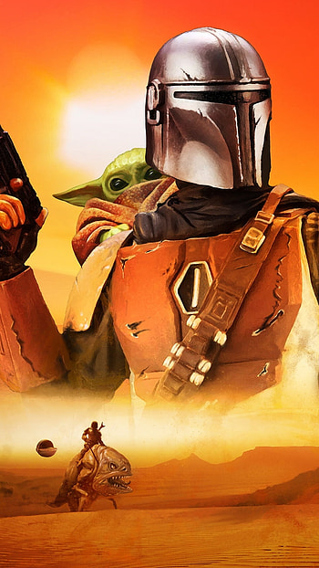 Mandalorian, Superhero, Mandalorian Superhero HD phone wallpaper