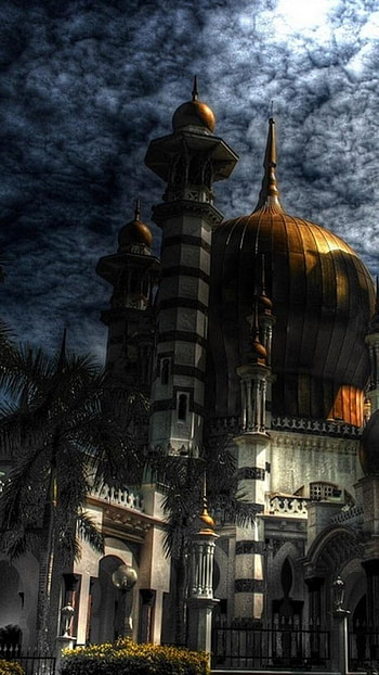 Islamic, Dark Mosque HD phone wallpaper