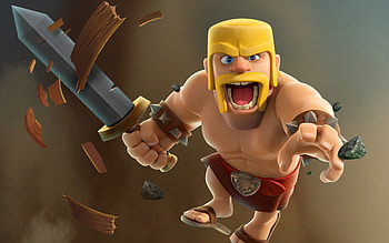 Barbarian, Clash of Clans HD wallpaper