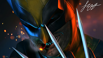 The Wolverine Smoking, wolverine, superheroes, digital-art, artwork, deviantart HD wallpaper