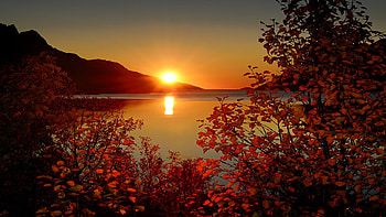 Landscape, Sunset HD wallpaper