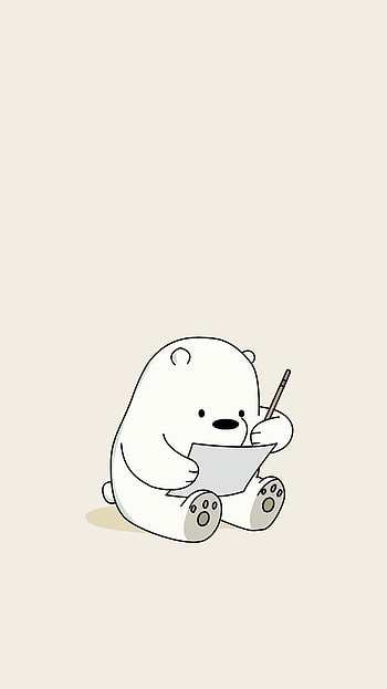 Ice Bear We Bare Bears, We Bare Bears Kawaii HD phone wallpaper