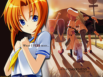 What I Fear Most..., rena ryuugu, anime, girls, higurashi no naku koro ni, satoko hojo HD wallpaper