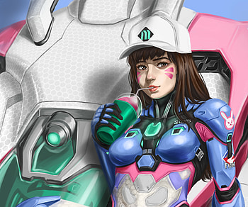 D.Va - Overwatch 2, D.Va (Overwatch), video game, Overwatch 2 HD wallpaper