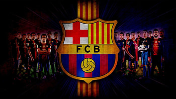 Team, Logo Barcelona HD wallpaper