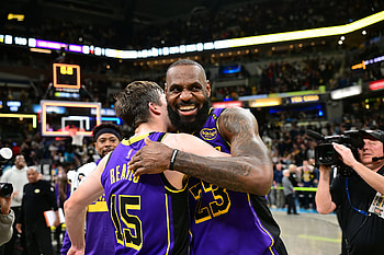: LeBron James & Austin Reaves Celebrate Lakers' Victory, Sports, basketball, Los Angeles Lakers, LeBron James HD wallpaper