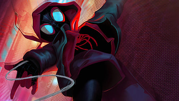 New Miles Spider, spiderman, superheroes, artwork, digital-art, art, artstation HD wallpaper
