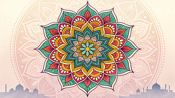 Vibrant Mandala Design - Ultra, mandala, floral design, colorful art, geometric pattern HD wallpaper