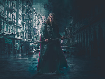 Thor Stormbreaker , thor, superheroes, artwork, artist, artstation HD wallpaper
