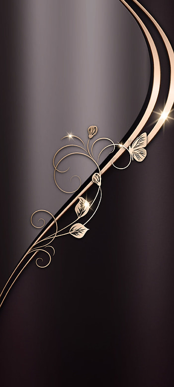 Golden_Flowers, body_jewelry, ceiling, classic HD phone wallpaper