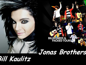 Bill and Jonas Brothers, kevin, bill, jonas, joe, brothers, kaulitz, nick HD wallpaper