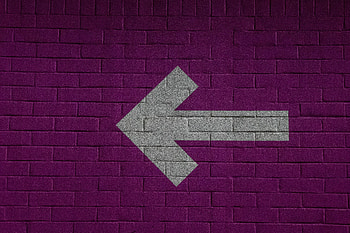 Arrow, Miscellanea, Miscellaneous, Wall, Pointer, Brick HD wallpaper