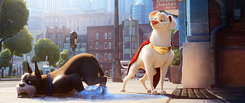DC League of Super-Pets, Astonishing animation, Superhero animal squad, Action-packed HD wallpaper