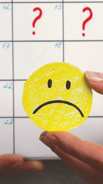 Sad Smile, Missed Dates, Calendar HD phone wallpaper