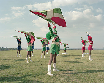 Curro Thatchfield Primary School majorettes, Color Guard (Flag Spinning) HD wallpaper