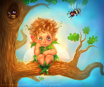 elf, fantasy, little HD wallpaper