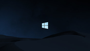 Windows 10 Clean Dark Background, Brands HD wallpaper