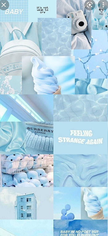 Light Blue aesthetic, cloud, aqua HD phone wallpaper