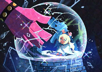 Deltarune : Susie & Noelle’s Enchanted Showdown, Susie (deltarune), Noelle Holiday, video game, deltarune HD wallpaper