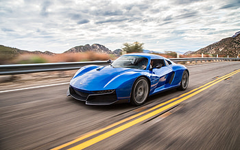 Rezvani Beast Alpha, 2021, front view, exterior, new blue Beast Alpha, supercars, Rezvani HD wallpaper