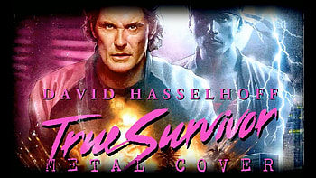 David Hasselhoff - True Survivor (Kung Fury Metal Cover feat. Sergio de Prado) HD wallpaper
